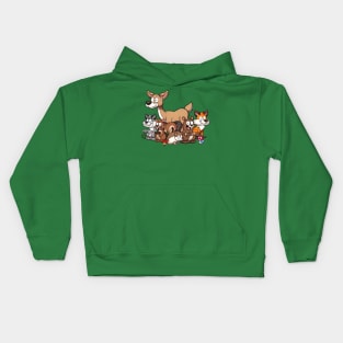 Cute Forest Animals Kids Hoodie